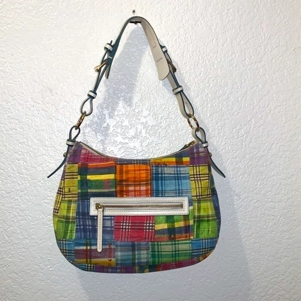 Dooney & Bourke plaid picnic ants shoulder bag - Picture 8 of 12
